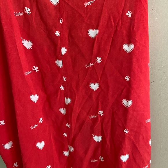 NWT Wildfox Cupid Hearts Red Romper Nightie Small - Picture 6 of 6